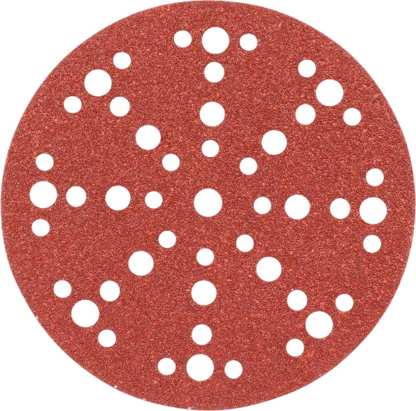 Afbeeldingen van Kelfort Klitschuurschijf 150mm k60 rood 49 gaten