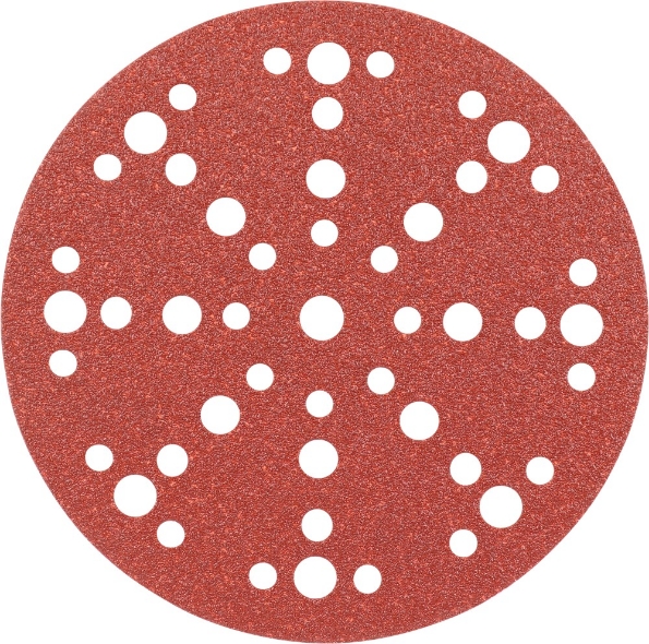 Afbeeldingen van Kelfort Klitschuurschijf 150mm k80 rood 49 gaten