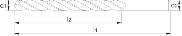 Afbeeldingen van Phantom HSS DIN 338 TiN-tip 11.451 8.5mm