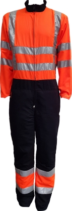 Afbeeldingen van STIcomfort snipperoverall zwart/oranje 2XL