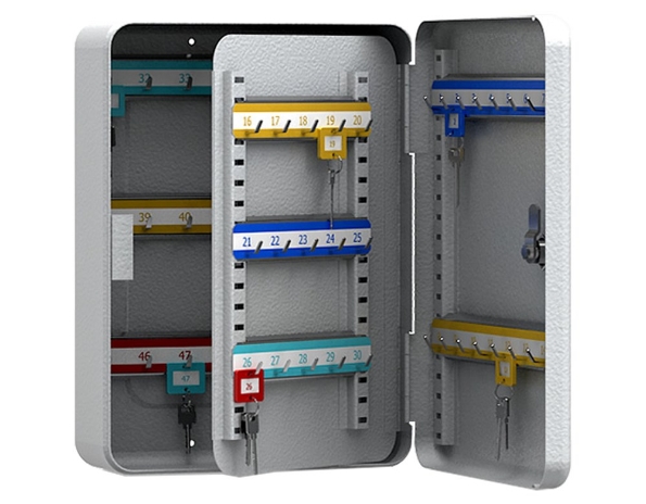 Afbeeldingen van De Raat Security Sleutelkast SLN50 RAL7035
