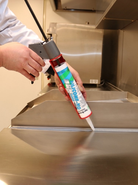 Afbeeldingen van Zwaluw Silicone-NO + Sanitary Zilvergrijs 310ml