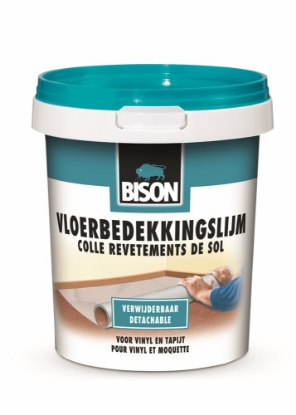 Afbeeldingen van Bison Vloerbedekkingslijm Verwijderbaar Pot 750 g