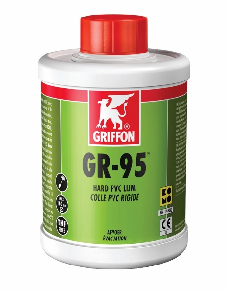 Afbeeldingen van Griffon PVC lijm GR-95® Flacon 1 L m kwast