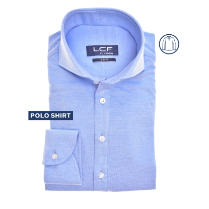 Afbeeldingen van LCF polo shirt middenblauw 45
