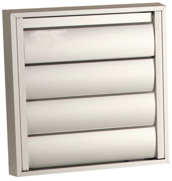 Afbeeldingen van Renson overdrukrooster, 173 x 173 mm, type 433, naturel, aluminium