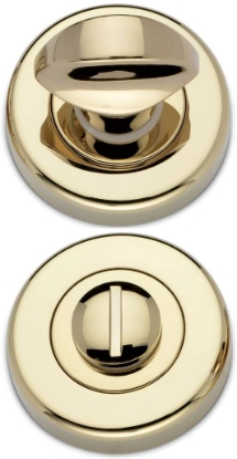 Afbeeldingen van Opentech Toiletgarnituur rond rozet PVD Gold