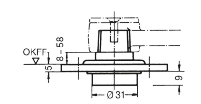 Afbeeldingen van dormakaba Draailager 7471 K z.speun