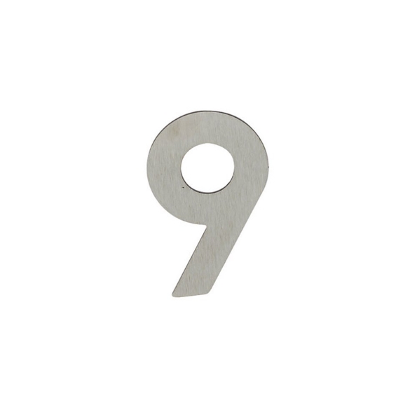 Afbeeldingen van Almar Huiscijfer Jazz rvs 9