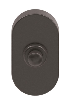 Afbeeldingen van Opentech Beldrukker Ovaal PVD Black Pearl