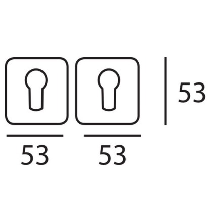 Afbeeldingen van Mariani Veiligheidsrozet QBE SKG3 PVD Inox
