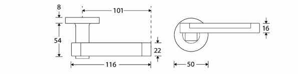Afbeeldingen van Mi Satori Krukgarnituur Dual glans nikke