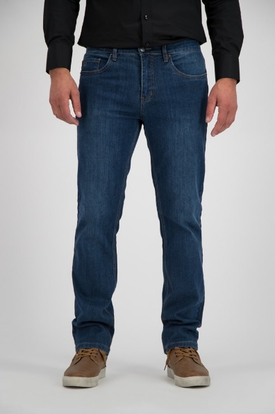 Afbeeldingen van 247 Jeans Heren Jeans Palm S04 midden Blauw W36L36