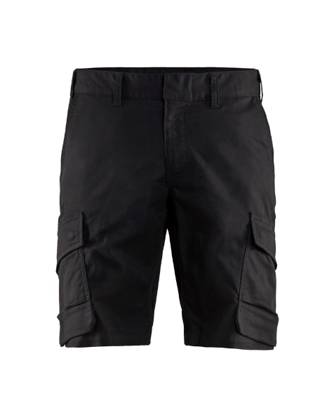 Afbeeldingen van Blåkläder Industrie short met stretch 1446 Zwart C46