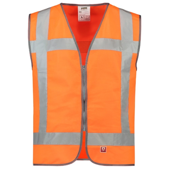 Afbeeldingen van TRICORP SAFETY Veiligheidsvest RWS Vlamvertragend 453017 fluor oranje M-L