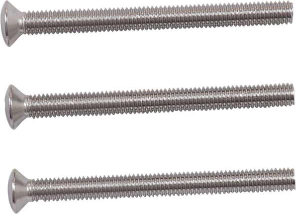 Afbeeldingen van Oxloc Schroevenset voor langschild M6 x 70 mm, set van 3 stuks, rvs
