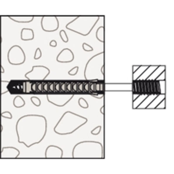 Afbeeldingen van Fischer Afstandsschroef ASL 6 x 275 