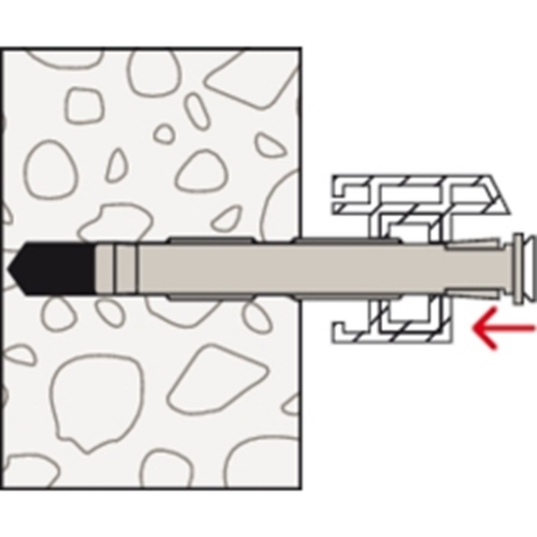 Afbeeldingen van fischer Kozijnplug F S 10x140