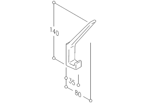 Afbeeldingen van NORMBAU Haak 2400 HH76 Kleur 019