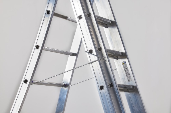 Afbeeldingen van Altrex Aluminium ladder - 3-delige reformladder Kibo KRU 3 x 8