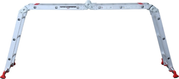 Afbeeldingen van Kelfort vouwladder met platform