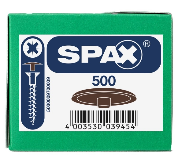 Afbeeldingen van SPAX Afdekkapje bruin