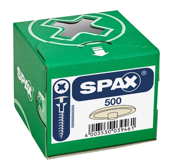 Afbeeldingen van SPAX Afdekkapje beige
