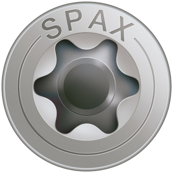 Afbeeldingen van SPAX spaanplaatschroef, 5.0 x 80 mm, t20, rvs