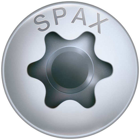 Afbeeldingen van SPAX Spaanplaatschroef, 4.0 x 35 mm, t20, plat conische kop, gegalvaniseerd, verzinkt