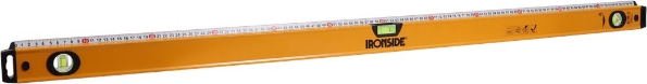 Afbeeldingen van Ironside Waterpas met liniaal aluminium 120cm