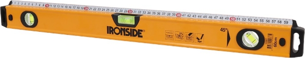 Afbeeldingen van Ironside Waterpas met liniaal aluminium 60cm