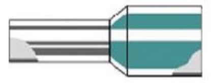 Afbeeldingen van Weidmüller adereindhuls grijs 0.75mm² (100)