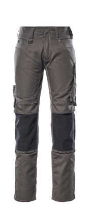 Afbeeldingen van MASCOT® Broek met kniezakken 12679 donker antraciet grijs/zwart 82C44