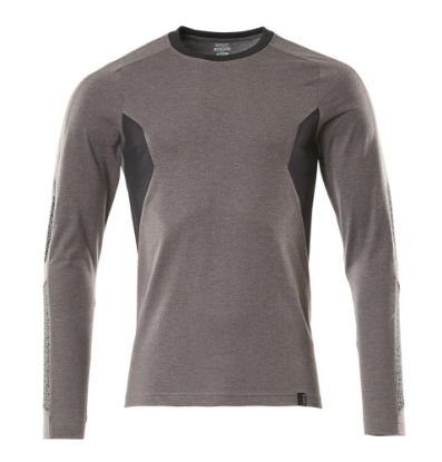 Afbeeldingen van MASCOT® T-shirt, met lange mouwen 18381 donker antraciet/zwart XS