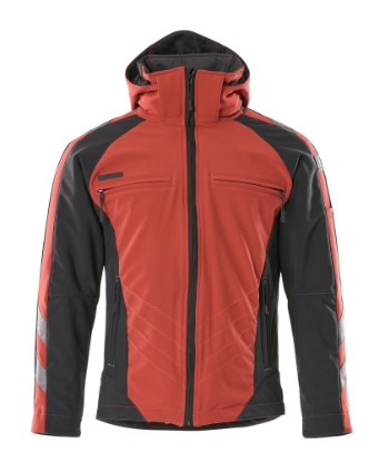 Afbeeldingen van MASCOT® Winterjas 16002 darmstadt rood/zwart 2XL