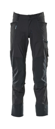Afbeeldingen van MASCOT® Broek met kniezakken 17179 donker marine C56