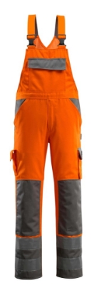 Afbeeldingen van MASCOT® Amerikaanse overall met kniezakken 07169 fluor Oranje/Antraciet 60