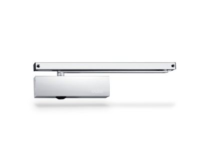 Afbeeldingen van GEZE Glijrail + arm, in hoogte verstelbaar TS3000V / TS5000 zilverkleurig