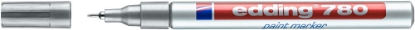 Afbeeldingen van Edding viltstift 780, 0.8 mm, 842054, lak, rond, zilver