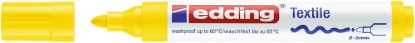 Afbeeldingen van Edding viltstift 4500, 2 - 3 mm, 1086005, t.b.v. textiel, rond, geel