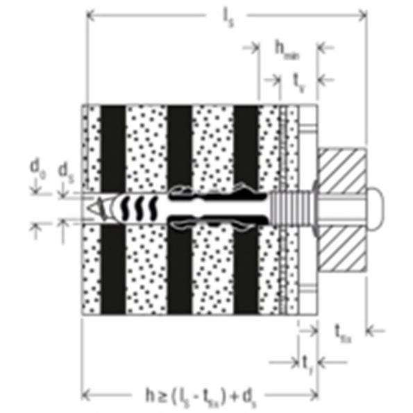 Afbeeldingen van fischer Waterdichte plug met schroef DuoSeal 6 x 38