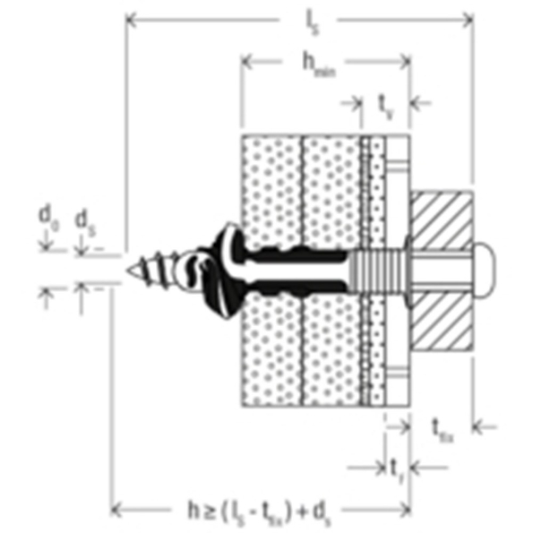 Afbeeldingen van fischer Waterdichte plug met schroef DuoSeal 6 x 38