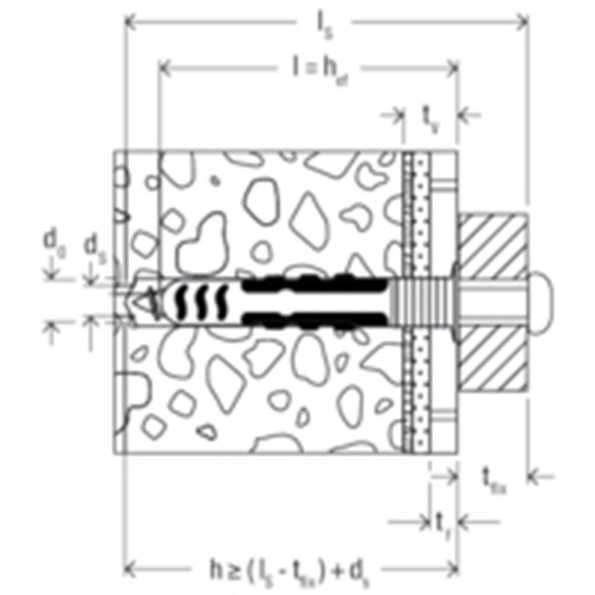 Afbeeldingen van fischer Waterdichte plug met schroef DuoSeal 6 x 38