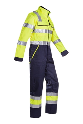 Afbeeldingen van Sioen overall Macas ARC fluor geel/marine 50