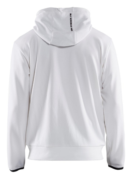 Afbeeldingen van Blåkläder Hoodie met rits 3363 wit/donkergrijs 3XL