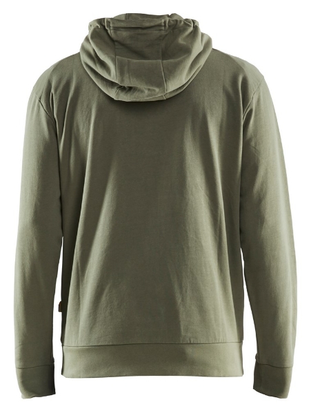 Afbeeldingen van Blåkläder Hoodie 3D 3530 Groen 2XL
