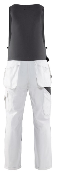 Afbeeldingen van Blåkläder Amerikaanse overall 2532 wit/donker grijs C48  