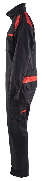 Afbeeldingen van Blåkläder Overall Industrie 6054 zwart/rood 60