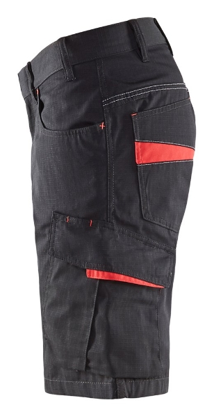 Afbeeldingen van Blåkläder Service Short 1499 Zwart/Rood C48