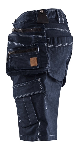 Afbeeldingen van Blåkläder Short Denim Stretch X1900 1992 marineblauw/zwart 56